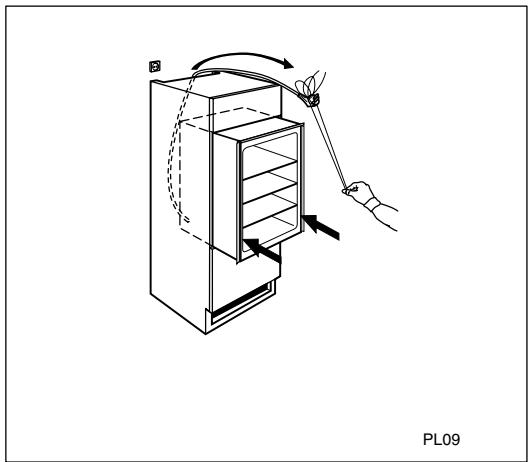 DE DIETRICH DRH920JE - Anschlagwechsel Verdampferfachtür - 10
