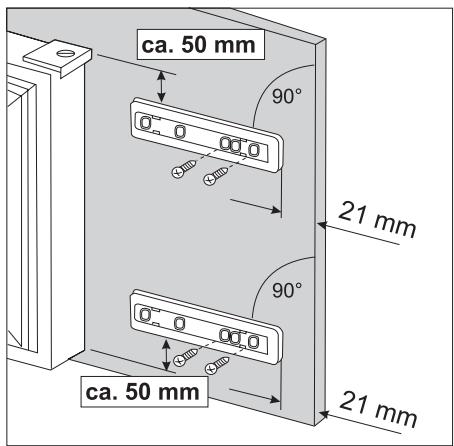 DE DIETRICH DRS914JE - Dimensions of the recess - 9