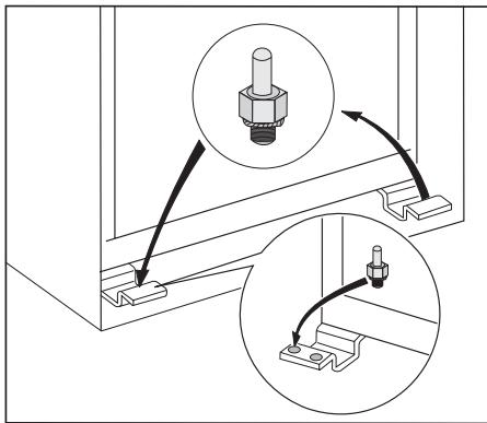 DE DIETRICH DRS914JE - Conformez-vous aux instructions ci-dessous avant de l'installer pour que la porte s'ouvre à gauche. - 2