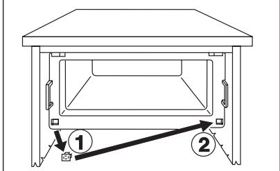 DE DIETRICH DRS914JE - Change of door opening direction of frozen food compartment - 3