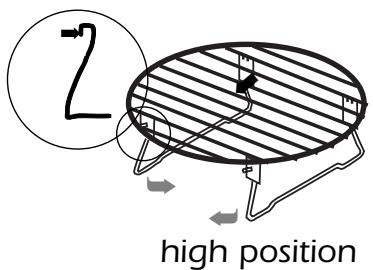DE DIETRICH MW6723E1 - The folding rack : - 1