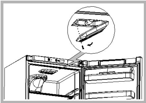 DE DIETRICH DRS1132I - Changement de l'ampoule - 1