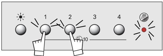 DE DIETRICH DHD449XE1 - Maetning af filterkassette - 1