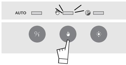 DE DIETRICH DHD556ZE1 - - SWITCHING TO MANUAL MODE - 1