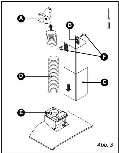 DE DIETRICH DHD556ZE1 - F Halteschraube des Kamins - 1