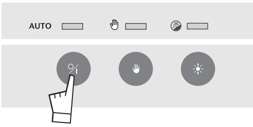DE DIETRICH DHD556ZE1 - - STOPPING THE HOOD, "OFF" POSITION - 1