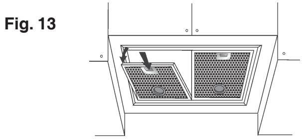 DE DIETRICH DHG560XP1 - -Entretien des filtres antigraisse: - 1