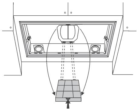 DE DIETRICH DHG576XP1 - -Maintenance of the charcoal filter: - 1