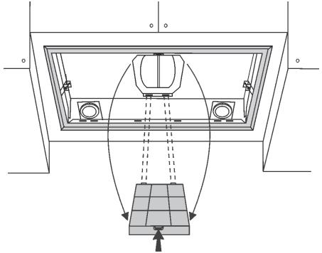 DE DIETRICH DHG576XP1 - INSTALLATION EN VERSION EVACUATION ET AVEC MOTEUR EXTERNE - 1
