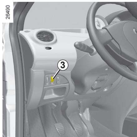 RENAULT NOUVELLE TWINGO GT TCE - Pour régler l'intensité lumineuse du tableau de bord - 1