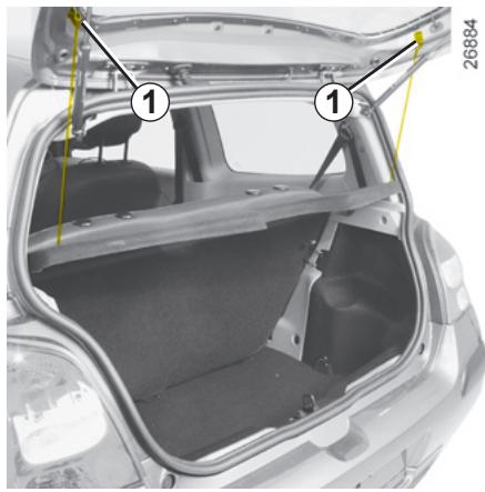 RENAULT NOUVELLE TWINGO INITIALE - TABLETTE ARRIERE - 1