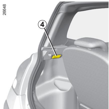 RENAULT TWINGO II - ÉCLAIRAGE INTÉRIEUR : remplacement des lampes (suite) - 1