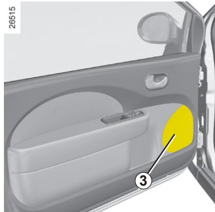 RENAULT TWINGO II - Haut-parleurs aigus (tweets) (suivant vehicule) - 1