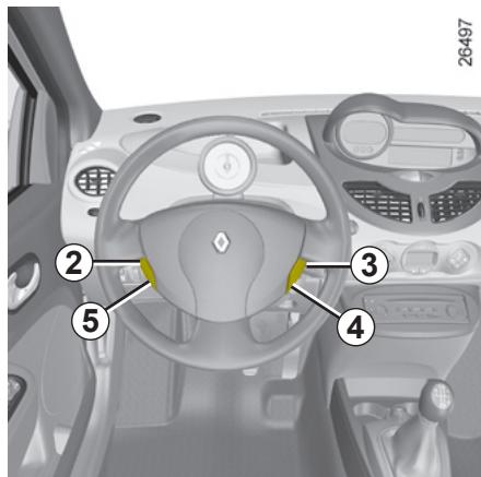 RENAULT TWINGO II - RÉGULATEUR-LIMITEUR DE VITESSE : fonction limiteur - 2