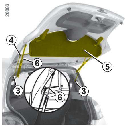 RENAULT TWINGO II - Soulevez la tablette 2. - 1