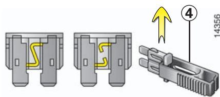 RENAULT KANGOO II PHASE I ELECTRIQUE - Compartment à fusibles 1 - 2