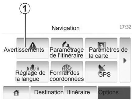 RENAULT MEDIA-NAV - RÉGLAGES DE NAVIGATION (1/4) - 1