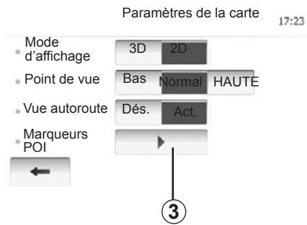RENAULT MEDIA-NAV - Régler le mode d'affichage - 1