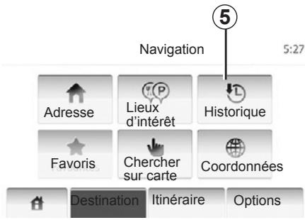 RENAULT MEDIA-NAV - Rechercher des points d'intérêt par catégorie - 1