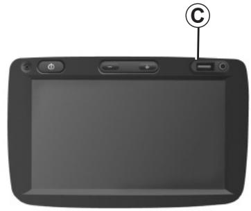 RENAULT MEDIA-NAV - Insérer la clé USB - 1
