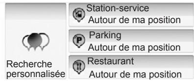 RENAULT MEDIA-NAV - Rechercher des points d'intérêt à l'aide de catégories préprogrammées - 1