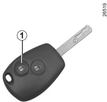 RENAULT TWINGO II - Déverrouillage des portes - 1