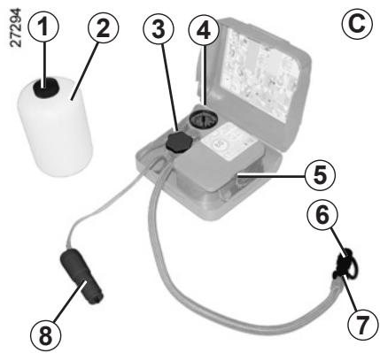 RENAULT FLUENCE ZE 2012 - KIT de gonflage des pneumatiques (2/5) - 1