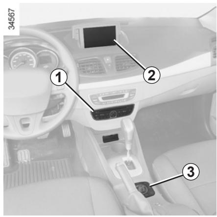 RENAULT FLUENCE ZE 2012 - Commande intégrée de téléphone mains libres - 1