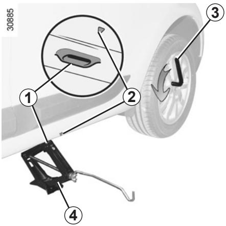 RENAULT FLUENCE ZE 2012 - Changement de ROUE (1/2) - 1