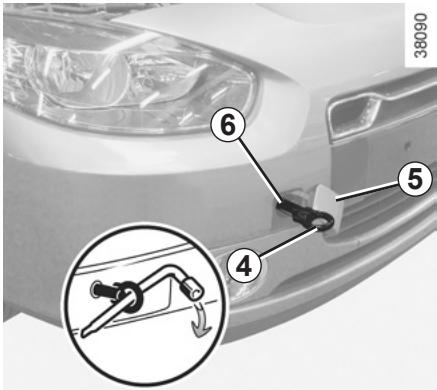RENAULT FLUENCE ZE 2012 - Cas de panne d'énergie : remorquage - 4