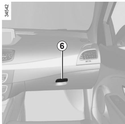 RENAULT FLUENCE ZE 2012 - Rangement pare-soleil 5 - 1