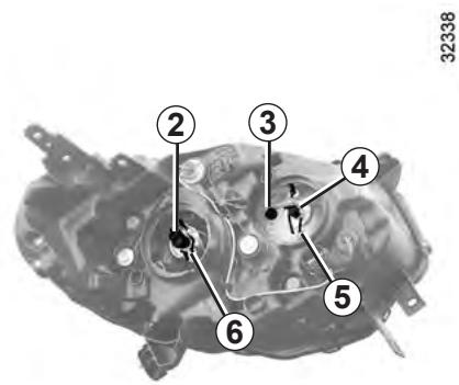 RENAULT KOLEOS 2012 - PROJECTEURS LAMPES HALOGENE : remplacement des LAMPES - 2