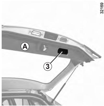 RENAULT KOLEOS 2012 - Pour fermer la porte de coffre - 1