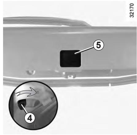 RENAULT KOLEOS 2012 - Pour fermer la porte de coffre - 2