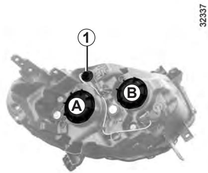 RENAULT KOLEOS 2012 - PROJECTEURS LAMPES HALOGENE : remplacement des LAMPES - 1