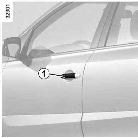 RENAULT KOLEOS 2012 - Pour déverrouiller le véhicule - 1