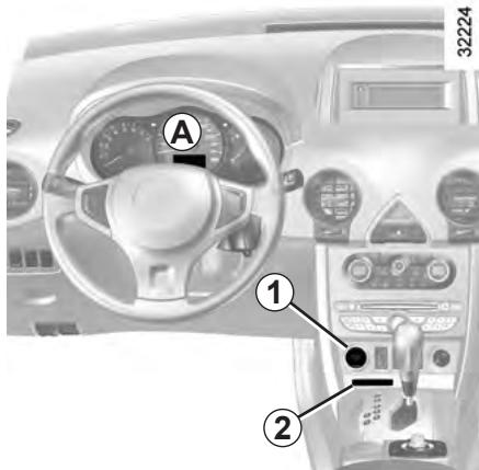 RENAULT KOLEOS 2012 - Démarrage coffre ouvert (mode « mains libres ») - 1
