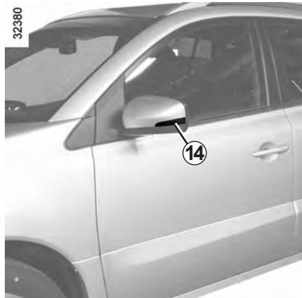 RENAULT KOLEOS 2012 - Éclaireurs plaque d'immatriculation 13 - 2