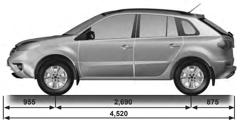 RENAULT KOLEOS 2012 - Plaque moteur b - 2