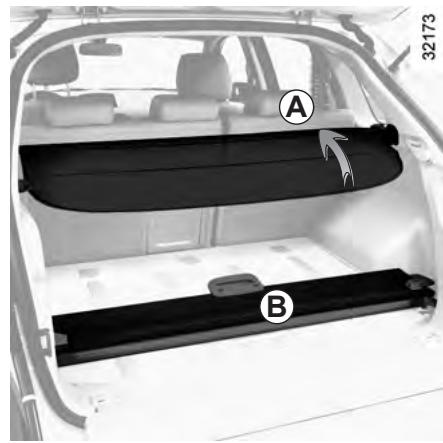 RENAULT KOLEOS 2012 - Dépose du cache-bagages - 1
