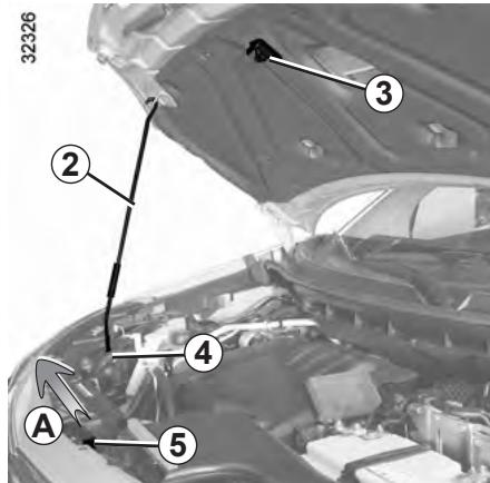 RENAULT KOLEOS 2012 - Ouverture du capot - 2