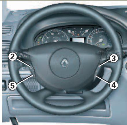 RENAULT LAGUNA 2 - Régulateur-limiteur de vitesse : fonction régulateur - 2