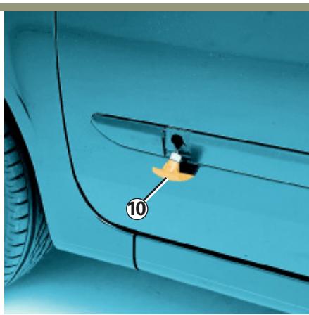 RENAULT LAGUNA 2 - Éclaireurs plaque d'immatriculation 8 - 1