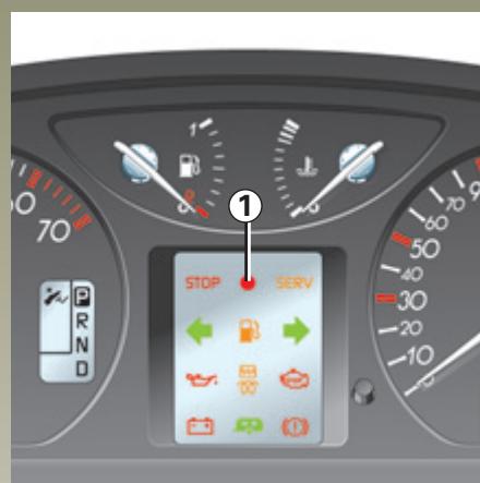 RENAULT LAGUNA 2 - Témoin de fonctionnement du système - 2
