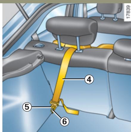RENAULT LAGUNA 2 - Montage du siège infant (suite) - 1