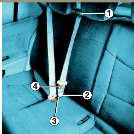 RENAULT LAGUNA 2 - Ceintures d'arrêté laterales - 1