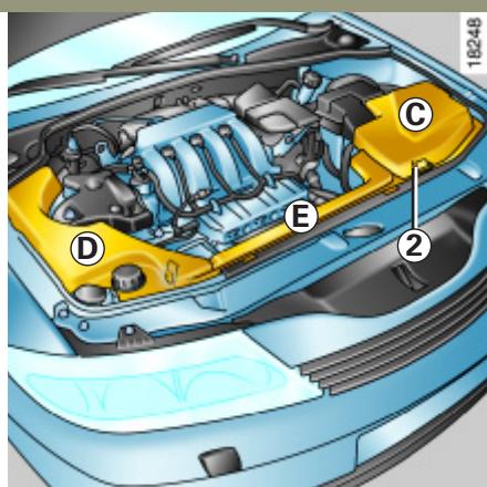 RENAULT LAGUNA 2 - Accès au projecteur côté gauche - 1