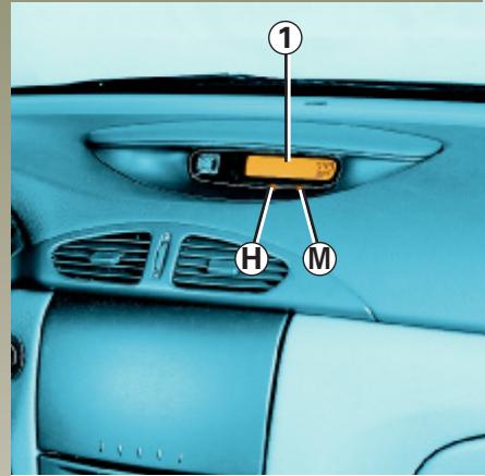 RENAULT LAGUNA 2 - HEURE Et temperature extérieure - 1