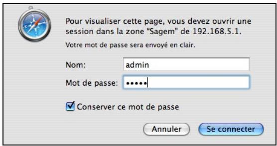 SAGEM LIVEBOX FAST 3202 - Sous MacOS X - 6
