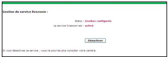 SAGEM LIVEBOX FAST 3202 - Livezoom - 3